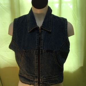 Vintage Guess USA Women’s Jean Vest Size Small